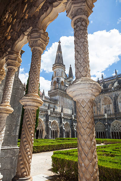 istock Royal cloister of Batalha monastery 161959872