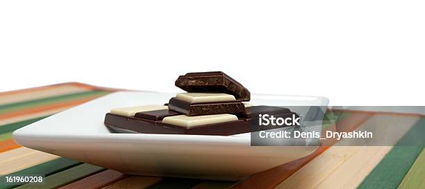 Recolha De Alimentospreto E Branco De Chocolate - Fotografias de stock e mais imagens de Branco - Branco, Castanho, Chocolate