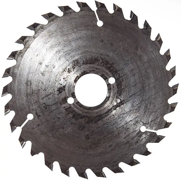 Photo of Circular Saw Blade isolated on white