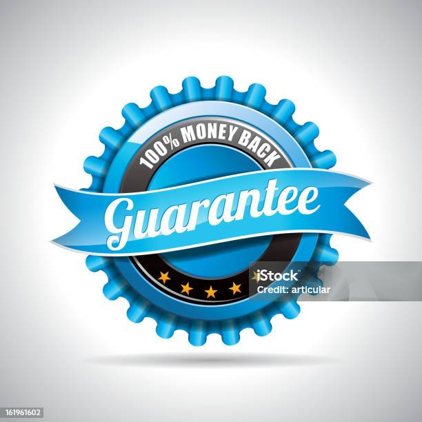 Guarantee Labels Illustration With Shiny Design On A Clear Background Stock Illustration - Download Image Now