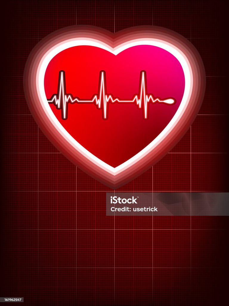 Abstract heart beats cardiogram. EPS 8 Abstract heart beats cardiogram. EPS 8 vector file included Abstract stock vector
