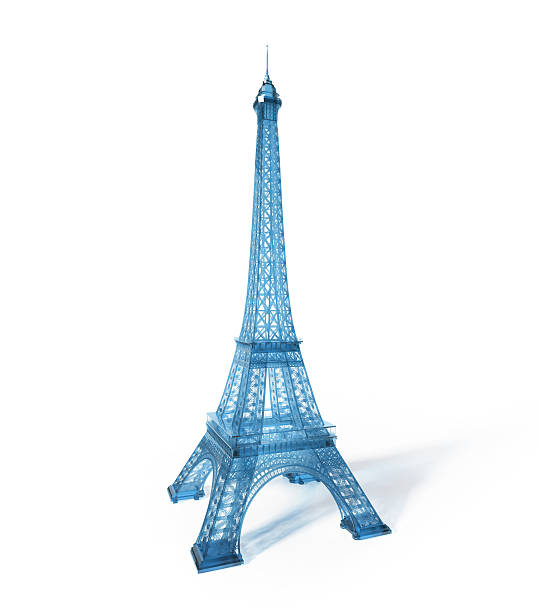 Eiffel Tower 3D stock photo