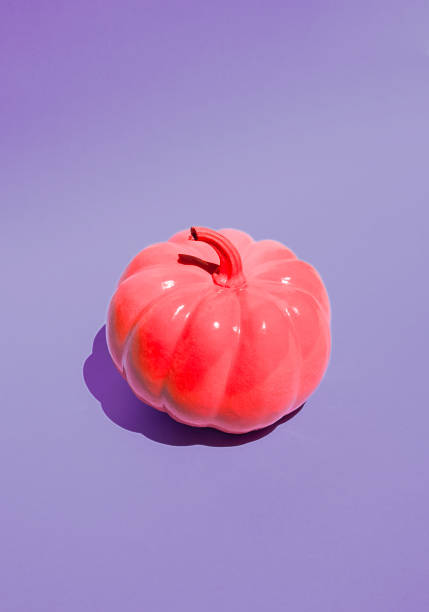 istock One vibrant pumpkin in hard light. 1619689580