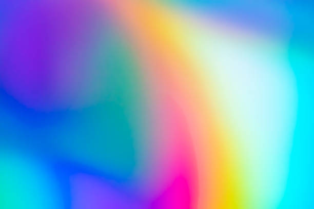 istock Abstract blur holographic rainbow foil iridescent background 1619712264
