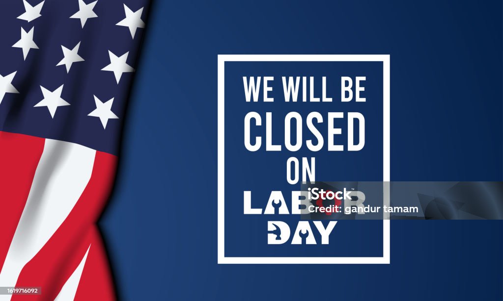 Happy Labor Day Background Design. Greeting Card, Banner, Poster. Vector Illustration. Labor Day - North American Holiday stock vector Happy Labor Day Background Design. Greeting Card, Banner, Poster. Vector Illustration. Labor Day - North American Holiday stock vector