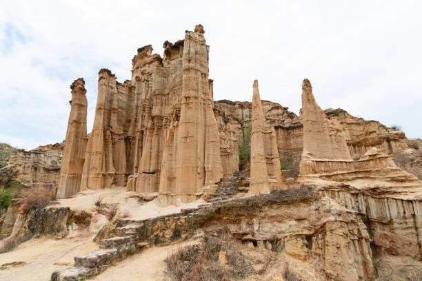 istock Flowing erosion landform in Yunnan, China. 1619792453