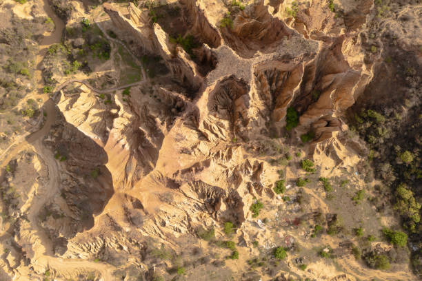 istock Flowing erosion landform in Yunnan, China. 1619793024