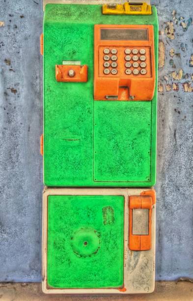 istock Old phone booths of old Thailand 1619911580