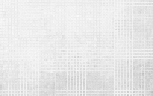 White ceramic wall and floor tiles mosaic background in bathroom and kitchen. Design pattern geometric with grid wallpaper texture decoration pool. Simple seamless abstract surface clean.