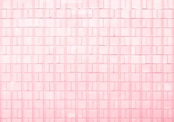 istock Empty Pink brick wall texture background in the bedroom at lovely. Brickwork stonework interior, rock old clean concrete grid uneven abstract weathered brick design, horizontal architecture wallpaper. 1620054195