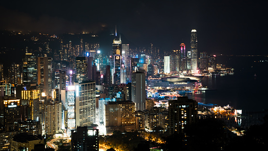 skylines of Hong Kong