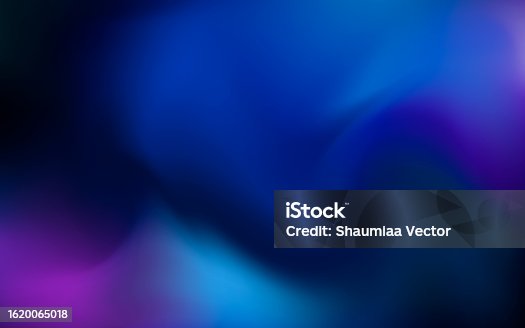 istock Abstract blurred gradient fluid vector background design wallpaper template with dynamic color, waves, and blend. Futuristic modern backdrop design for business, presentation, ads, banner 1620065018
