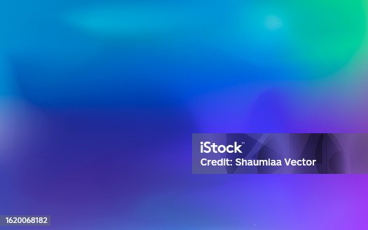 istock Abstract blurred gradient fluid vector background design wallpaper template with dynamic color, waves, and blend. Futuristic modern backdrop design for business, presentation, ads, banner 1620068182
