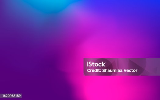 istock Abstract blurred gradient fluid vector background design wallpaper template with dynamic color, waves, and blend. Futuristic modern backdrop design for business, presentation, ads, banner 1620068189