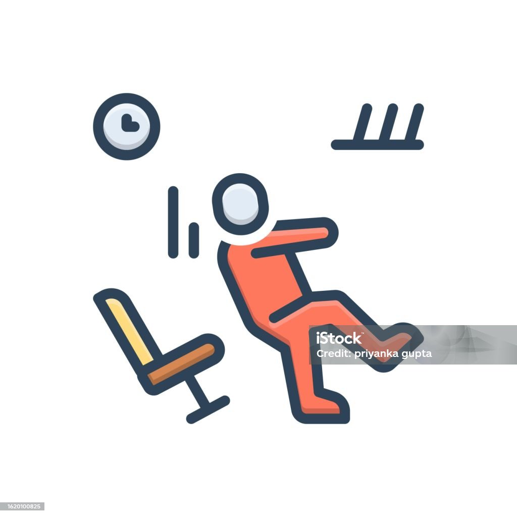 Falling Falling Falling Falling Person Stock Illustration - Download Image Now ...