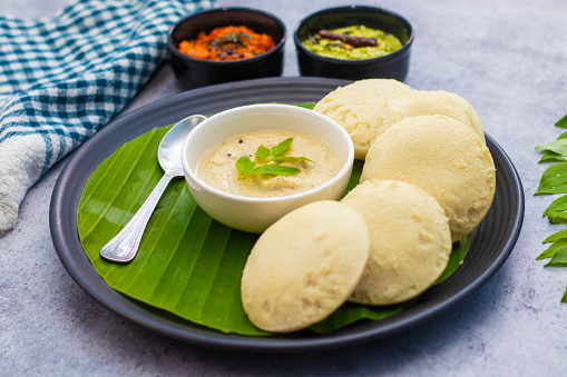 selective focus of South Indian famous food 