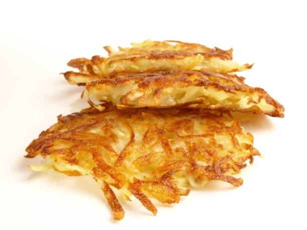 Potato Pancake on white Background - Isolated