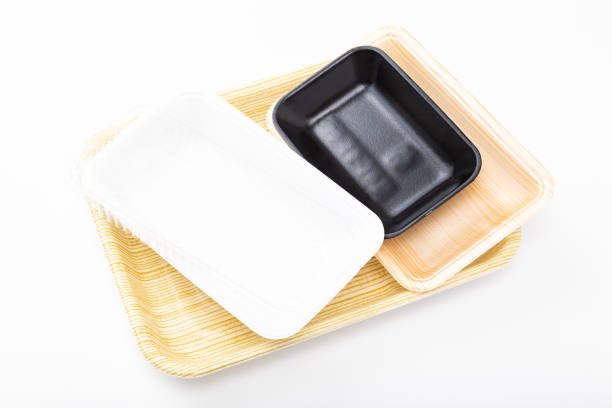istock Used food trays. 1620349085
