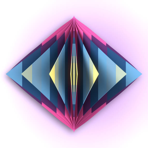 Orange colored pyramid chart on dark blue background.