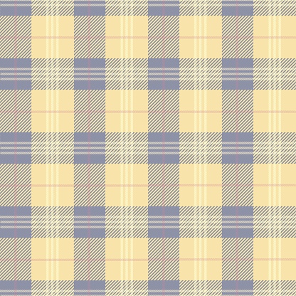 Tartan seamless pattern, purple and yellow can be used in fashion design. Bedding, curtains, tablecloths