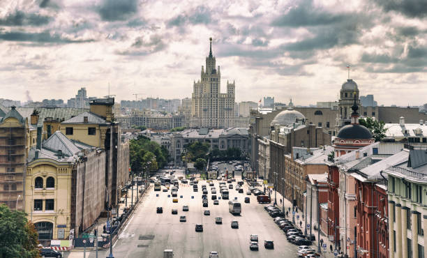 istock Rush Hour in Moscow Street. 1620416335