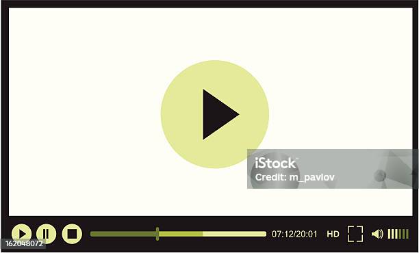 Видео Плеер Для Вебсайтов — стоковая векторная графика и другие изображения на тему Видеомагнитофон - Видеомагнитофон, Мобильное приложение, Векторная графика