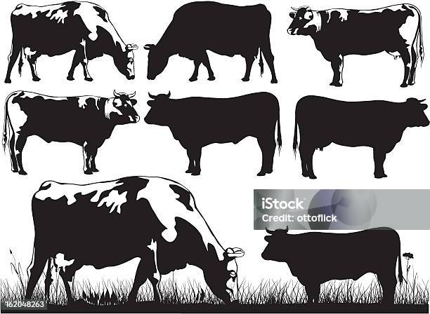 Bydłokrowa Byk I Bak - Stockowe grafiki wektorowe i więcej obrazów Bydło mięsne - Bydło mięsne, Grafika wektorowa, Bydło