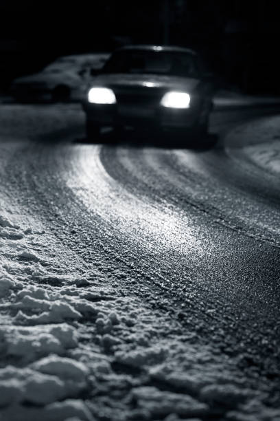 istock Street at night, snow-covered 162048786