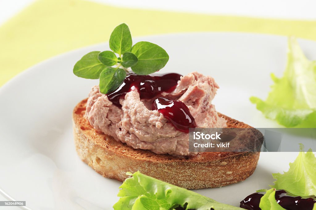 토스트, 장비 - 로열티 프리 Liver Pâté 스톡 사진