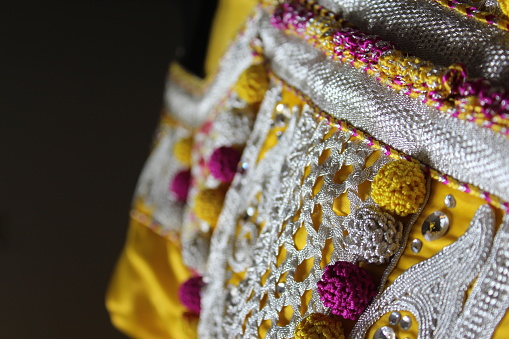 Moroccan Caftan and Djellaba Embroidery Details. women clothing.