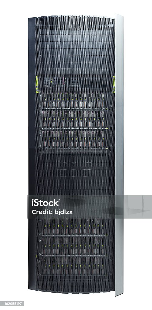 Server: Data Center-isoliert - Lizenzfrei Netzwerkserver Stock-Foto