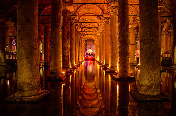 basilica cistern - yerebatan sarnıcı fotoğraflar stok fotoğraflar ve resimler