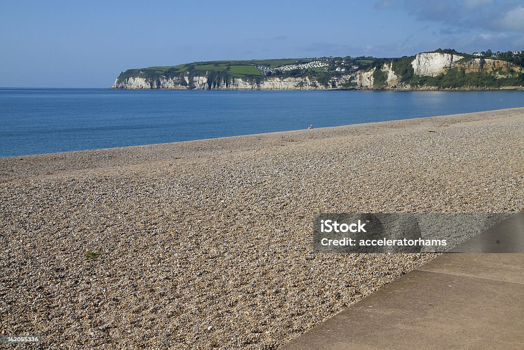 Seaton beach Devon England, GB - Lizenzfrei Blau Stock-Foto