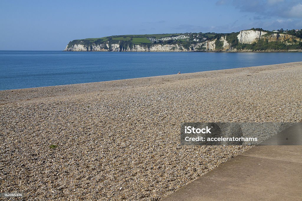 Seaton beach Devon (Inglaterra UK - Foto de stock de Acantilado libre de derechos