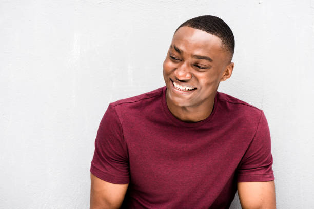 istock Close up cool young African American man laughing and looking away 1620558241