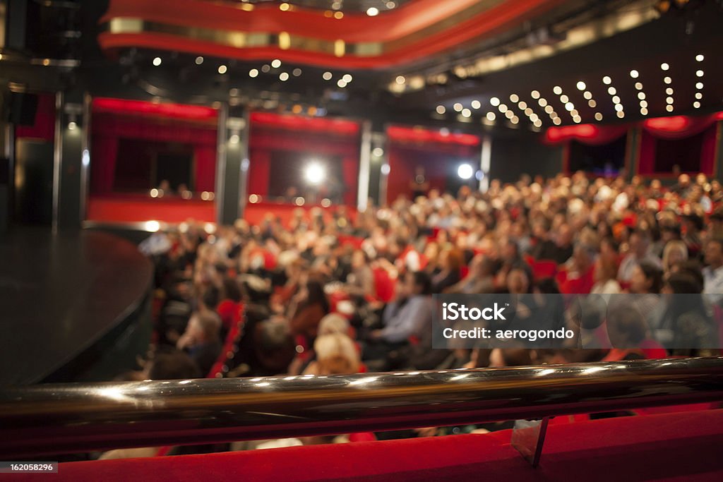 cinema audience - Royalty-free Theatervoorstelling Stockfoto