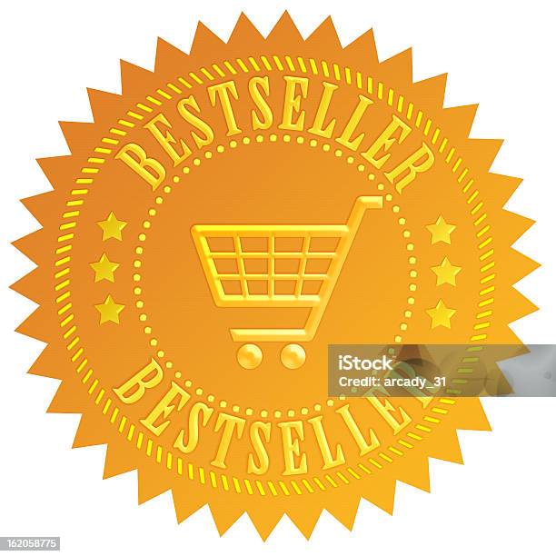 Bestseller Icon Stock Photo - Download Image Now - Seal - Stamp, Business, Gold Colored