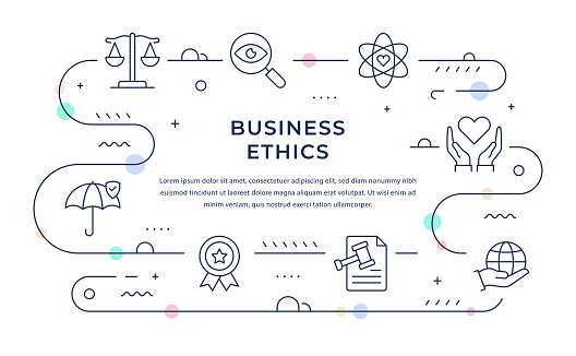 Business Ethics Web Banner Template for web