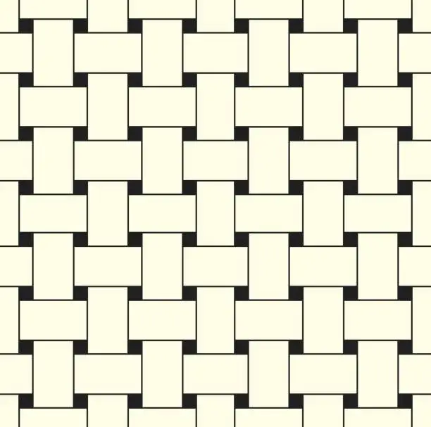 Vector illustration of Crosshatch vector seamless geometric pattern. 
seamless  Knots pattern