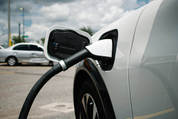 istock Electric car charging outside 1620655475