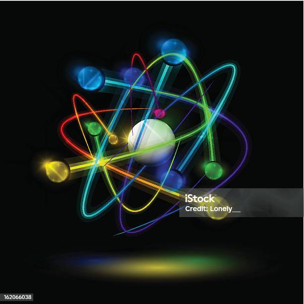 추상적임 Atom 스핀에 대한 스톡 벡터 아트 및 기타 이미지 - 스핀, 전자, 곡선