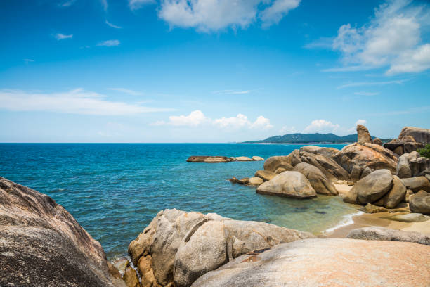 istock Beautiful tropical rock beach on Ko Samui island, Thailand. 1620697330
