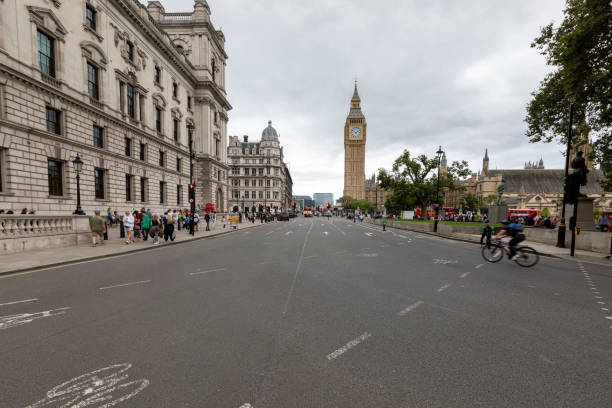 parliament square a londra, regno unito - london england park whitehall street palace foto e immagini stock