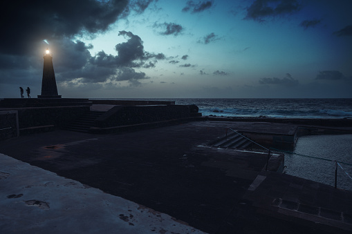 Lighthouse of Bajamar in Tenerife Canarias