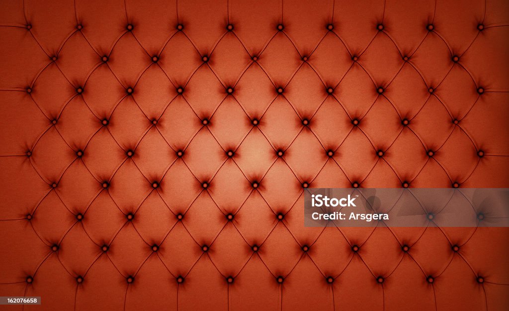 buttoned patrón de cuero marrón de lujo - Foto de stock de Abstracto libre de derechos