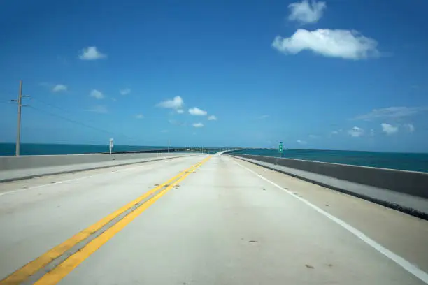 seven mile bridge in the keys near key west, Bahia Honda, Bahia Bay State Park, Florida Keys, Florida, USA