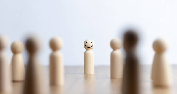 istock Happy and enjoy Stand out from the crowd and different creative idea concepts, Hierarchy, power,One different on better, higher level. Individuality. Unique. Management and leadership concept. 1620794730