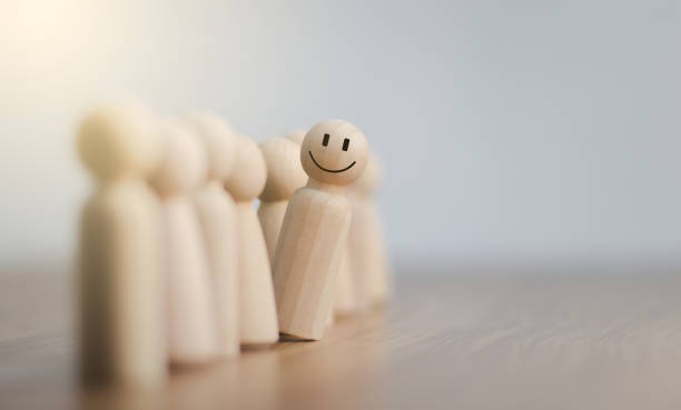 istock Happy and enjoy Stand out from the crowd and different creative idea concepts, Hierarchy, power,One different on better, higher level. Individuality. Unique. Management and leadership concept. 1620794737