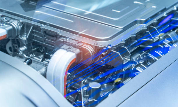 istock electric system of eco car engine Automotive part concept 1620796471