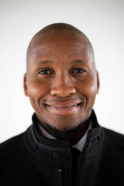 istock Close up portrait smiling African man 1620801093